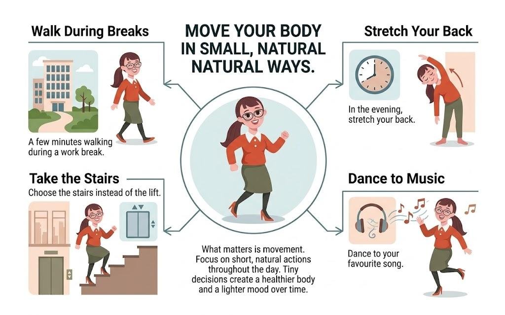 Move Your Body In Small, Natural Ways