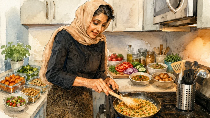 Batch Cook meal prep with fresh and varied dishes