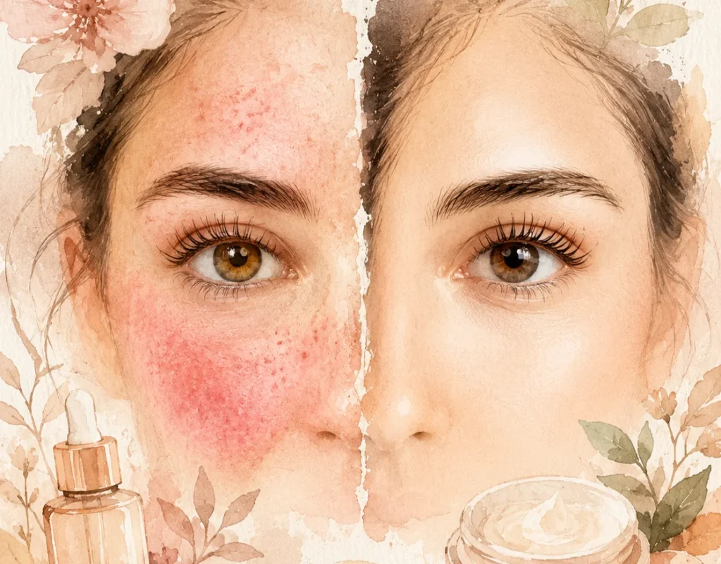Skincare Routine with three simple steps