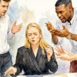 Healthy Argument between couples with calm communication