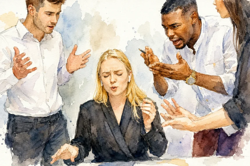 Healthy Argument between couples with calm communication